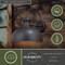 Vaxcel Franklin 1 Light Dusk to Dawn Bronze Gold Farmhouse Barn Dome Outdoor Wall Lantern T0347 - alternate 5